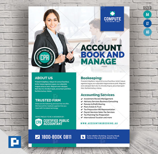 Accounting and Bookkeeping Services Flyer