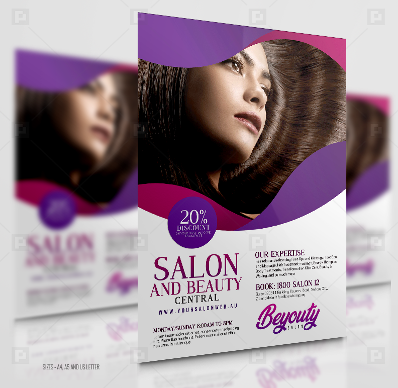 Beauty Salon and Spa Flyer