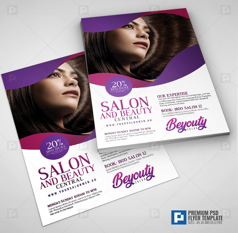 Beauty Salon and Spa Flyer