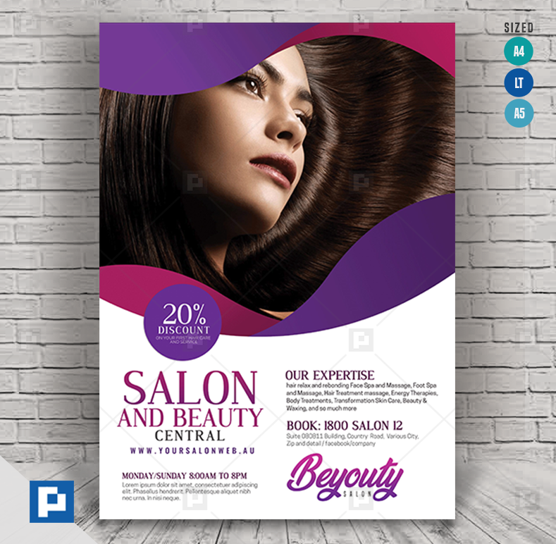 Beauty Salon and Spa Flyer