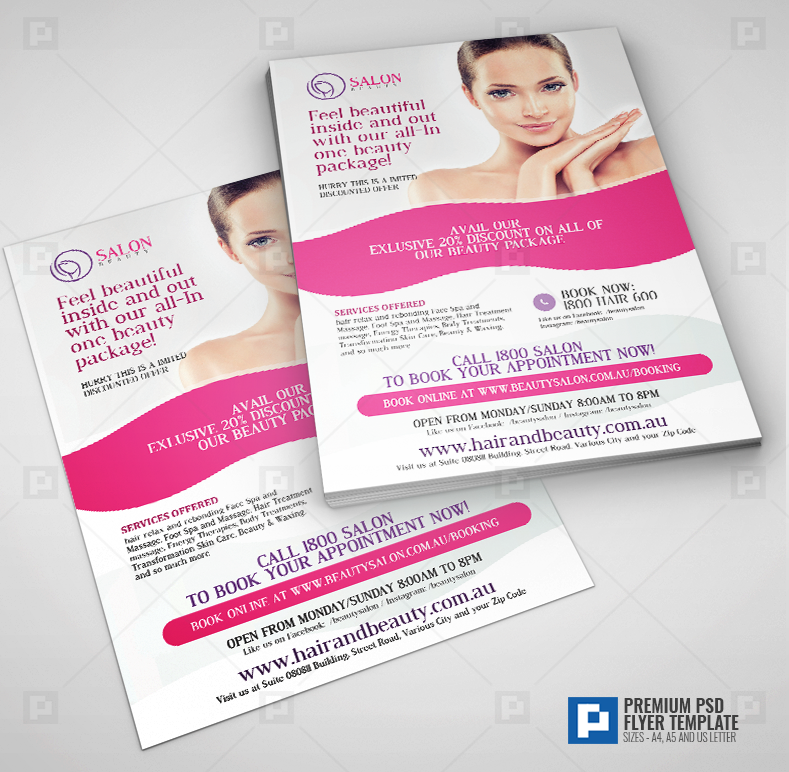 Hair and Make-up Salon Flyer_01