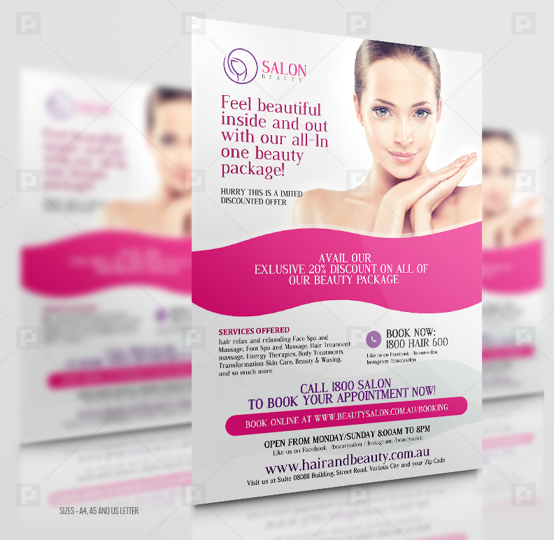 Hair and Make-up Salon Flyer_01