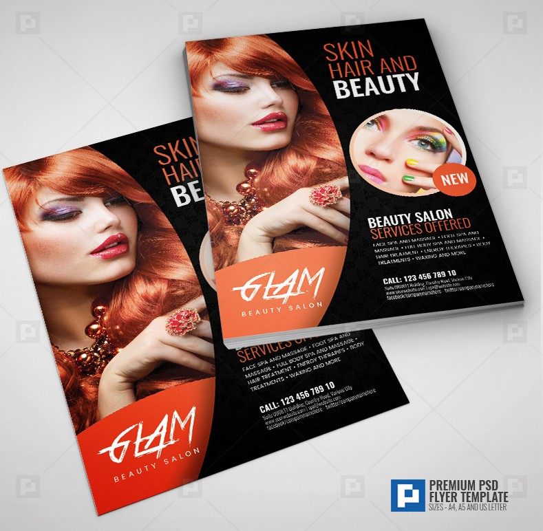 Hair and Makeup Center Flyer