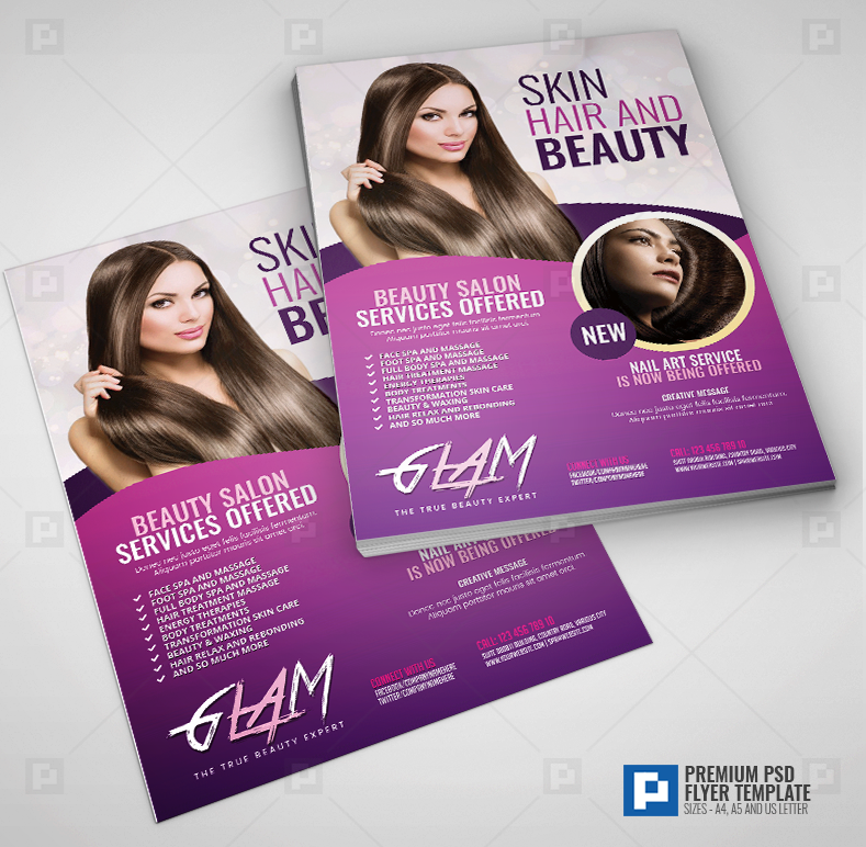 Makeup and Beauty Flyer