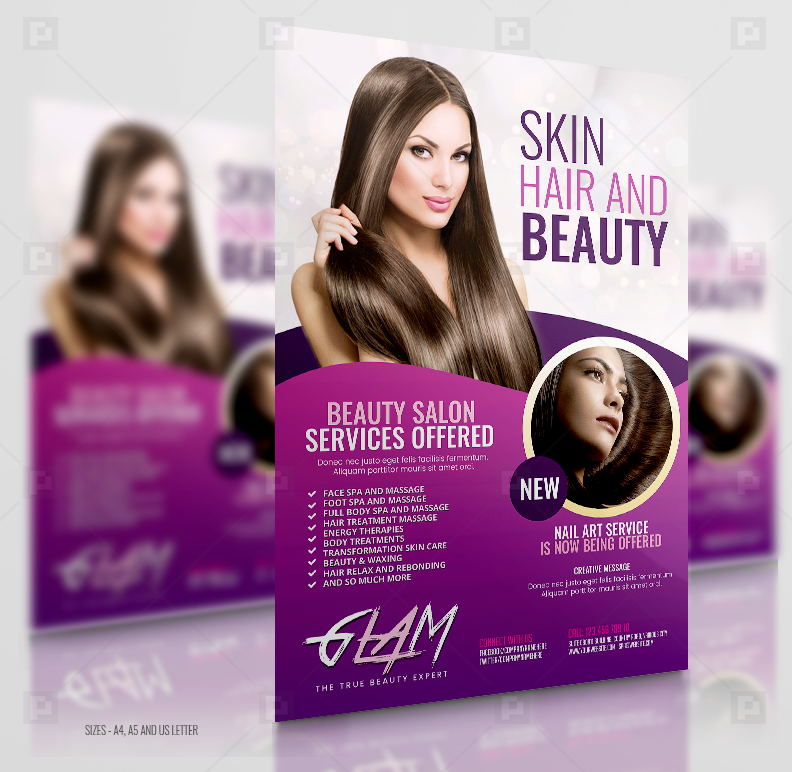 Makeup and Beauty Flyer